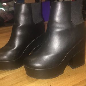 Chunky Black boots